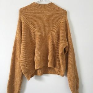 Kendall and Kylie mock neck sweater